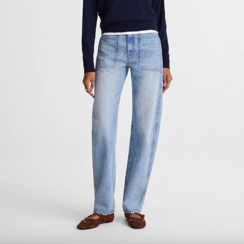 NWT! MADEWELL‎ The Balloon Jean Raebrook Wash Size 26